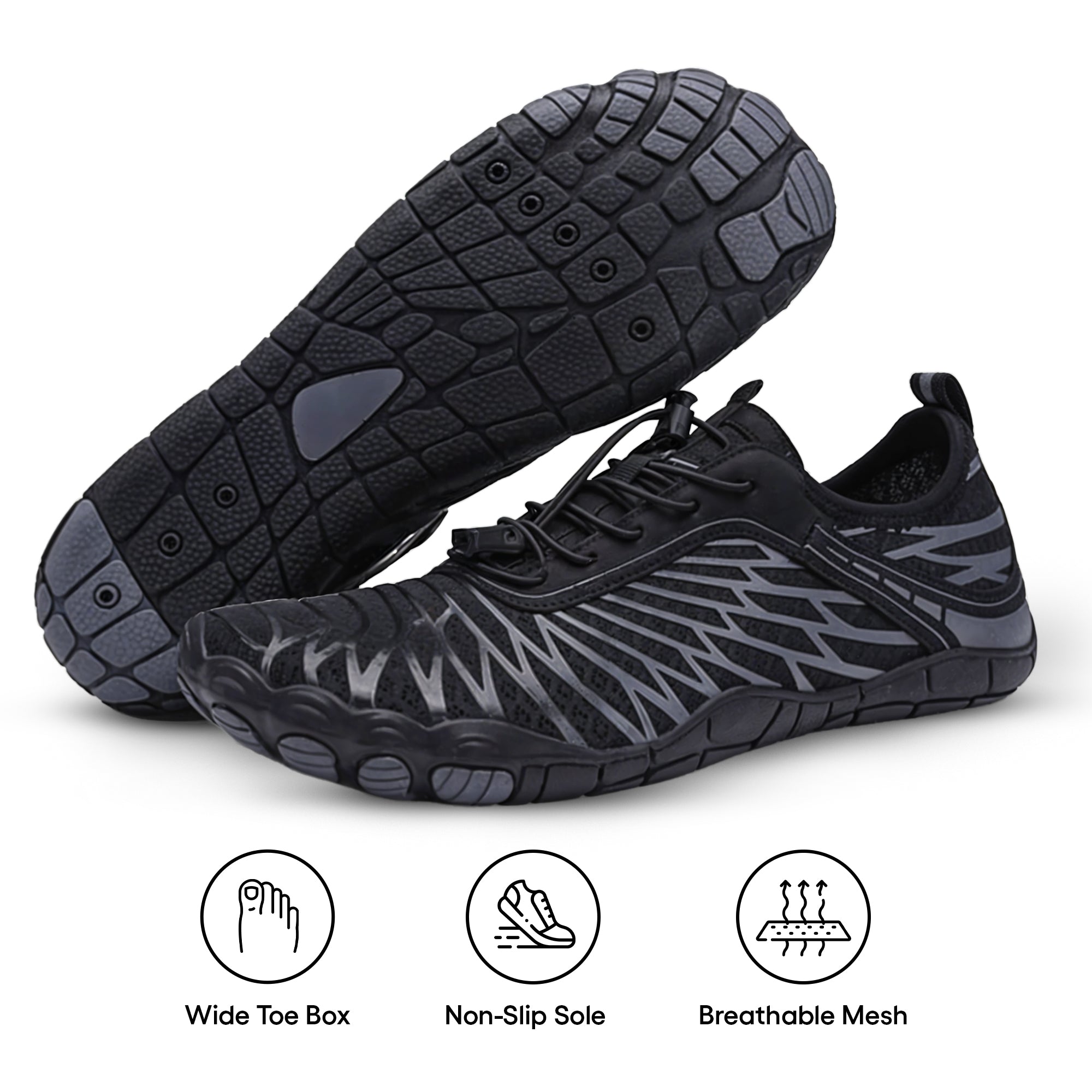 Barefoot Shoes Unisex — Wide Toe Box, Flexible Sole for Natural Movement