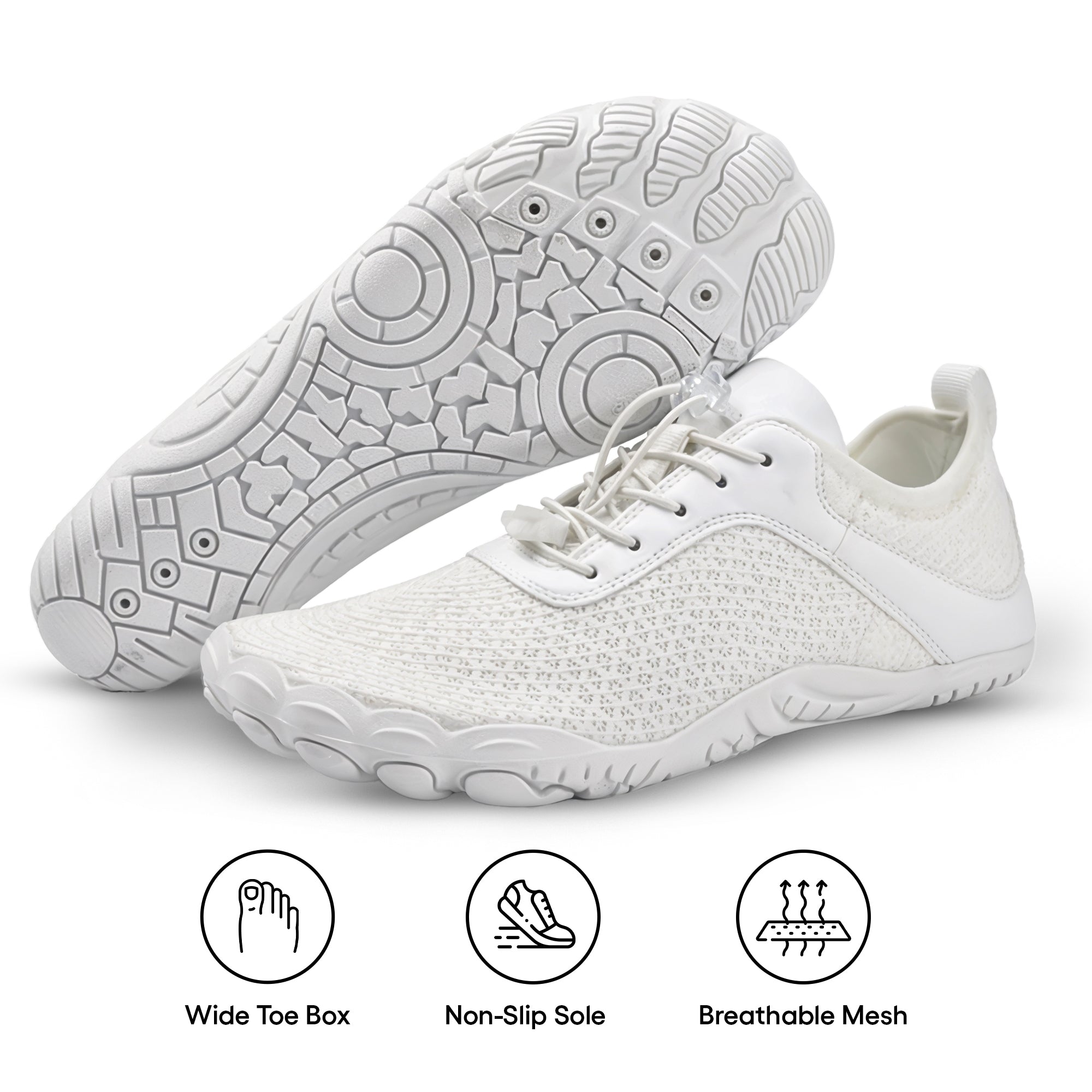 Barefoot Shoes Unisex — Wide Toe Box, Flexible Sole for Natural Movement