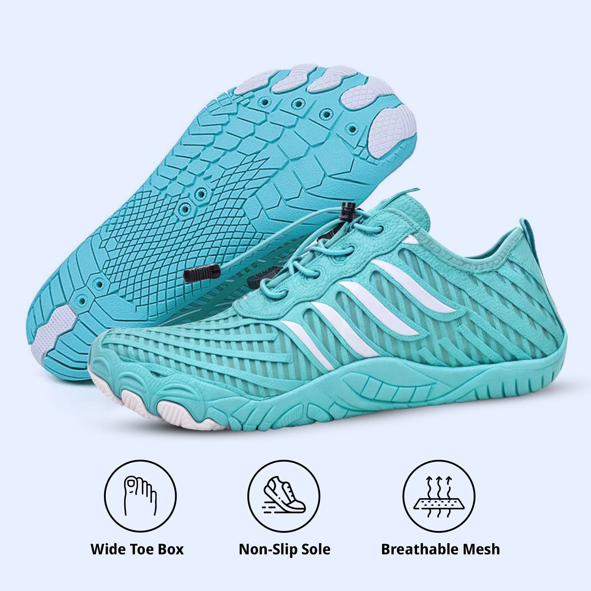 Barefoot Shoes Unisex — Wide Toe Box, Flexible Sole for Natural Movement