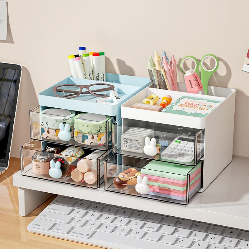 3-Level Desk Drawer Organizer — Considered Home Styling — Front view