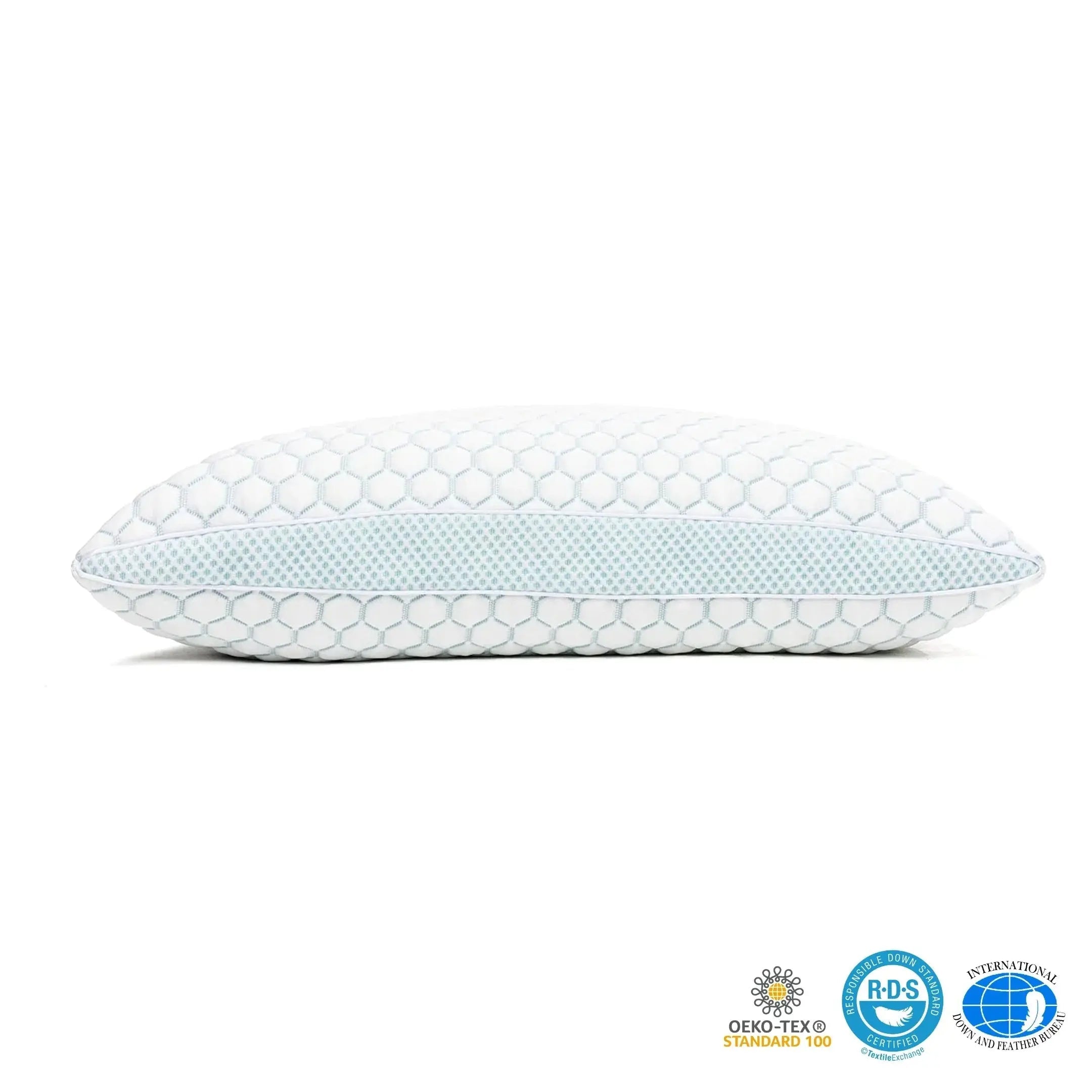 Cooling Shredded Memory Foam Pillow in White - Standard Size for Comfortable Sleep and Relaxation — Lifestyle 7
