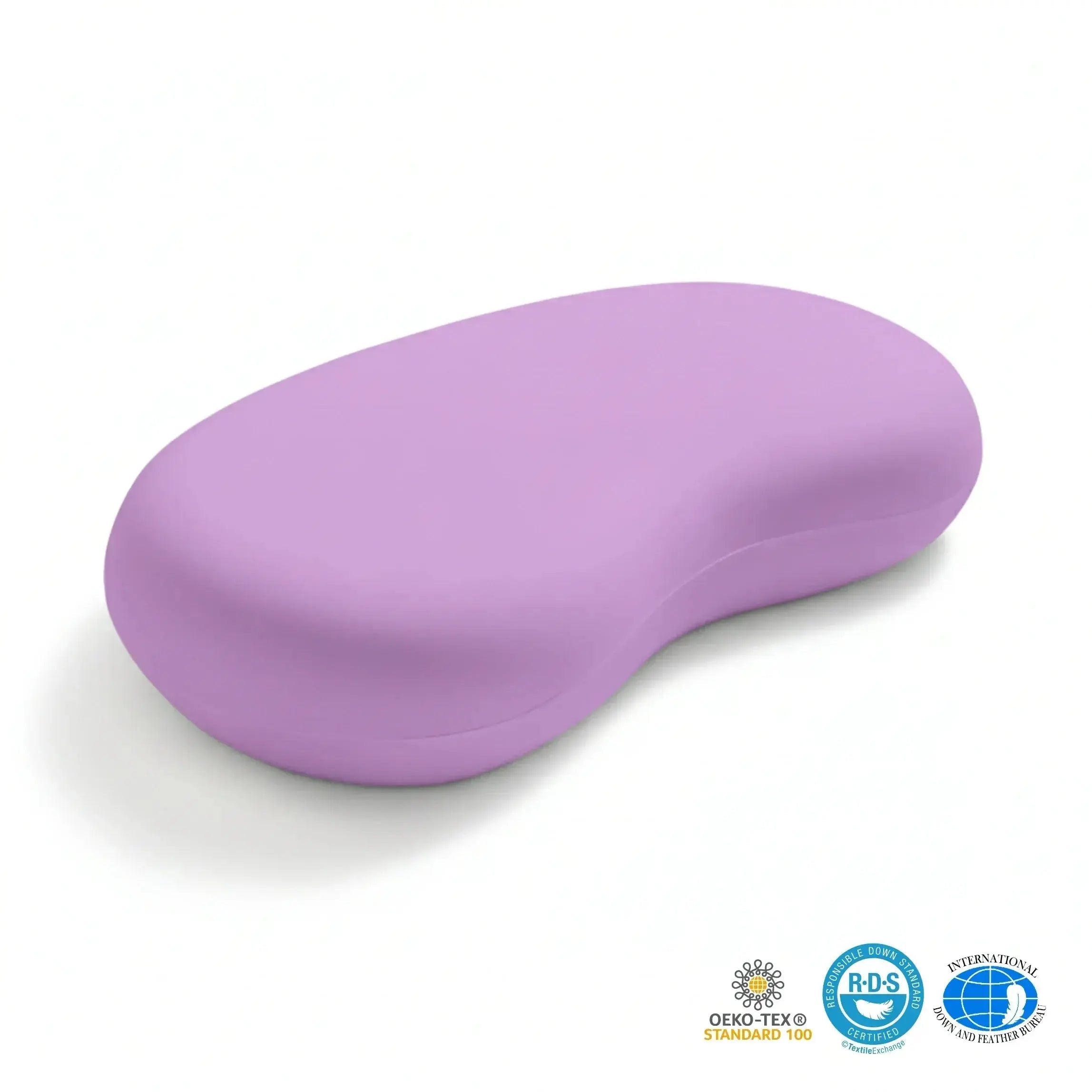 Cooling Silky Memory Foam Pillow for Comforting Sleep - Available in Light Blue, Green, Dark Grey, Light Grey; Sizes M and L