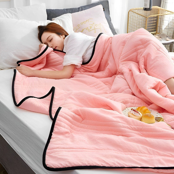 Cooling Weighted Blanket — Soft, Breathable Comfort for Sleep — Front view
