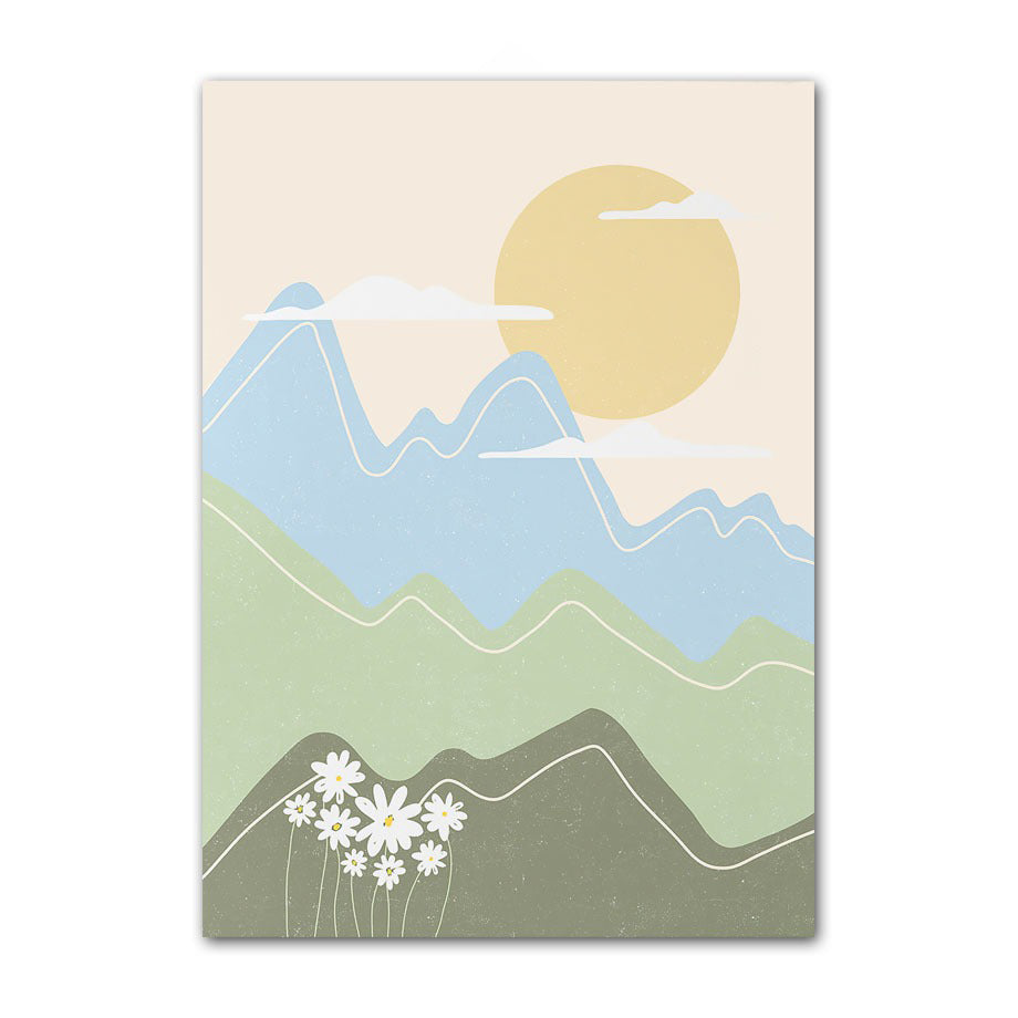 Pastel Drawings Canvas Posters — Considered Home Styling