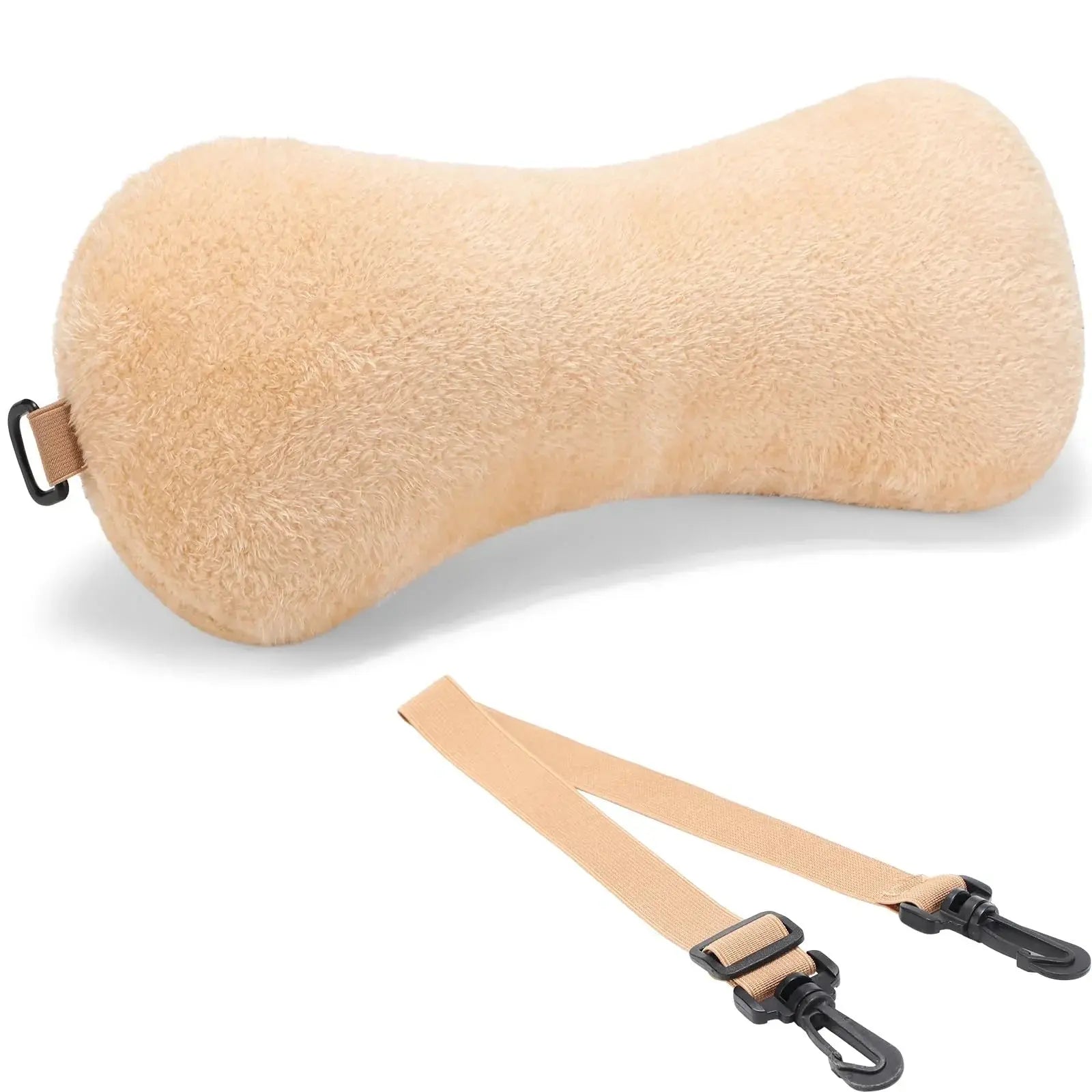 Luxurious Travel Pillow for Supportive Comfort in Black and Grey – Ideal for Relaxation and Rest on the Go — Lifestyle 7