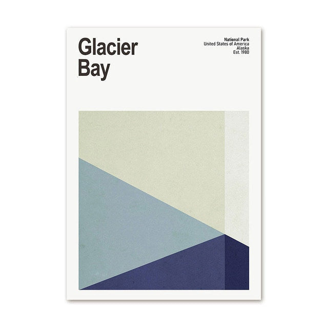 National Park Abstracts Canvas Posters — Considered Home Styling — Lifestyle 8