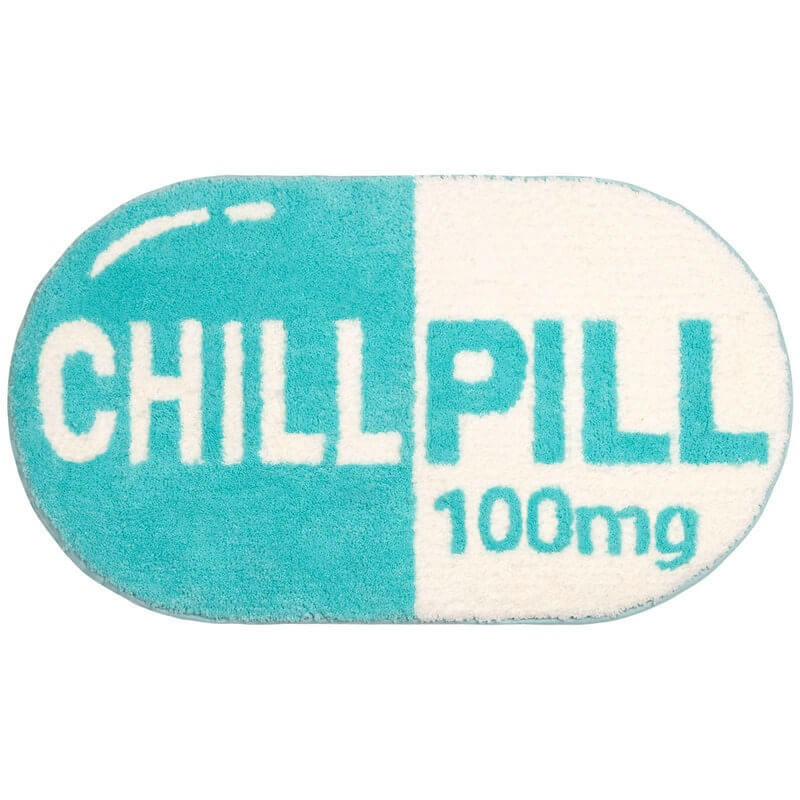 Chill Pill Accent Rug — Soft Accent Rug for Bedroom Layering — Lifestyle 2