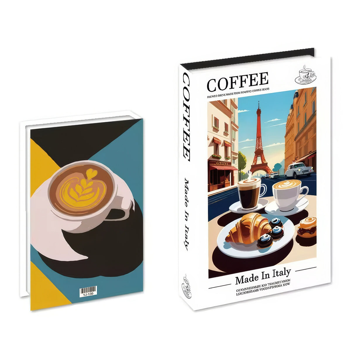 Coffee Time Book-Shaped Box — Considered Home Styling — Lifestyle 1