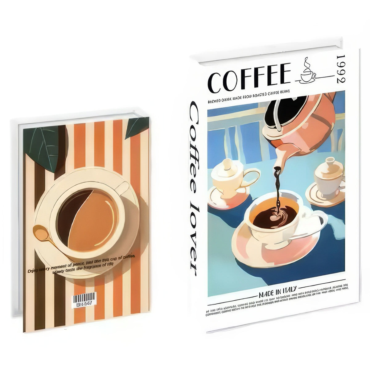 Coffee Time Book-Shaped Box — Considered Home Styling — Detail