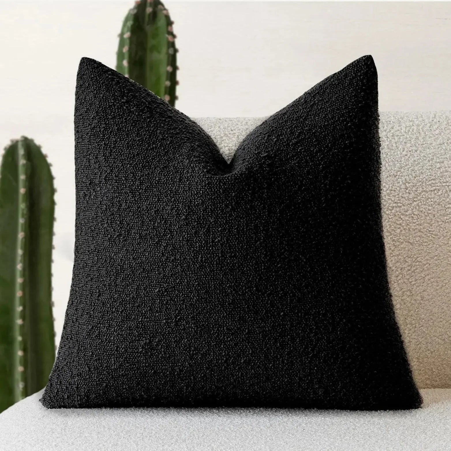 boucle-cushion-cover-soft-textured-45cm-decorative-cover#Colour_Black