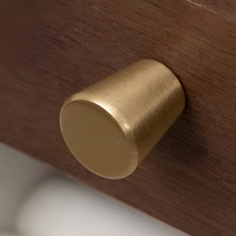 Walnut Vanity Chest — Heritage Pinecone-Detail Cabinet — Lifestyle 5