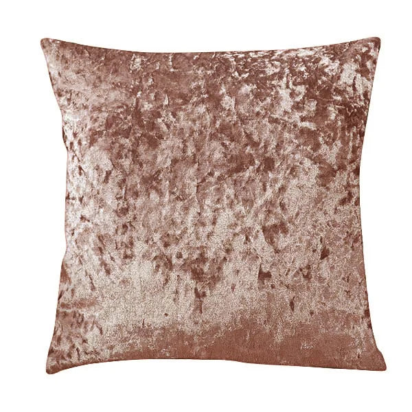 Crushed Velour Cushion — Soft-Touch 60cm Oversized Accent — Lifestyle 10