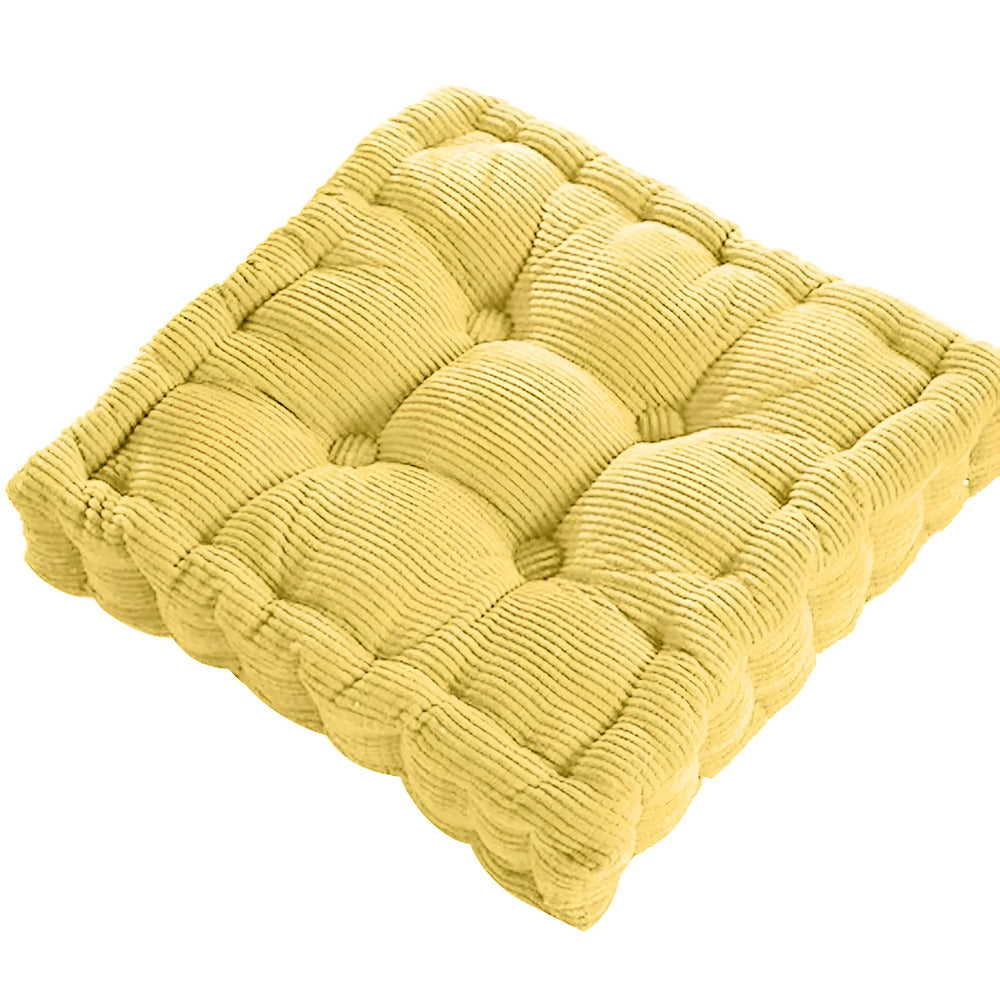 Tufted Corduroy Floor Cushion — Nine-Point Meditation Seat — Lifestyle 10