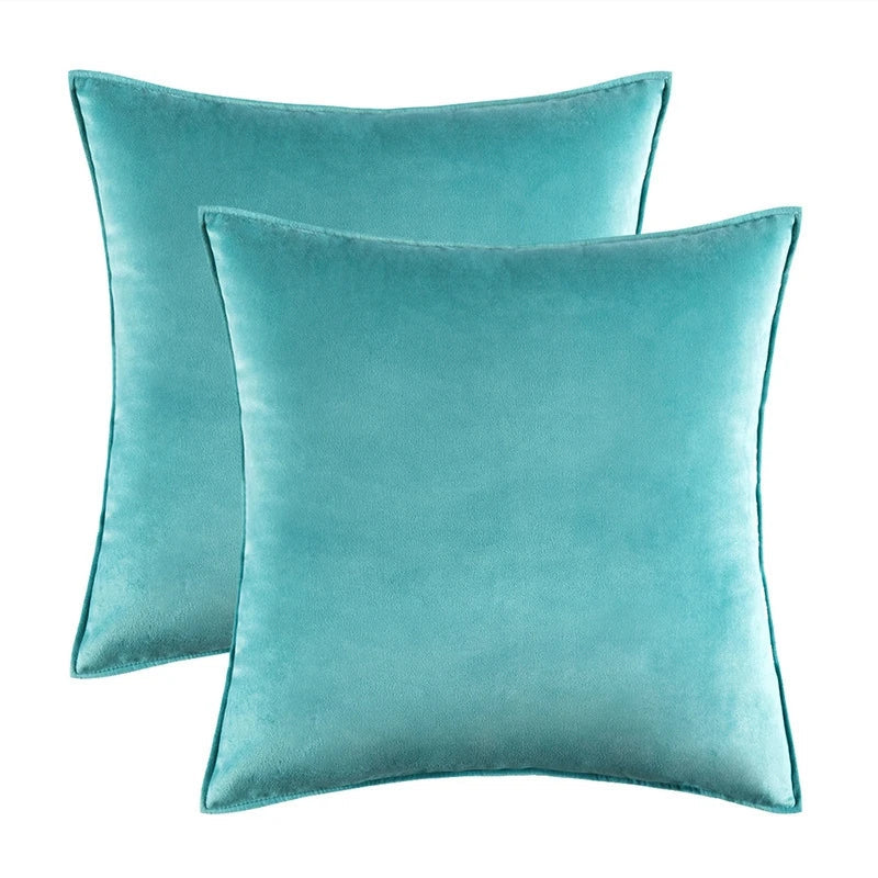 velvet-cushion-cover-set-tailored-piping-set-of-2#Colour_Water Green
