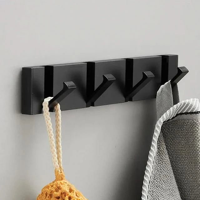 Stainless Steel Retractable Hook Rack — Wall-Mounted Organiser — Lifestyle 8