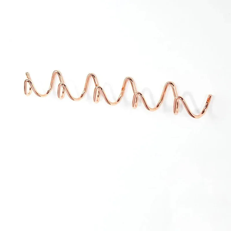 wrought-iron-wall-hooks-modern-wave-design-coat-rack#Colour_Rose gold