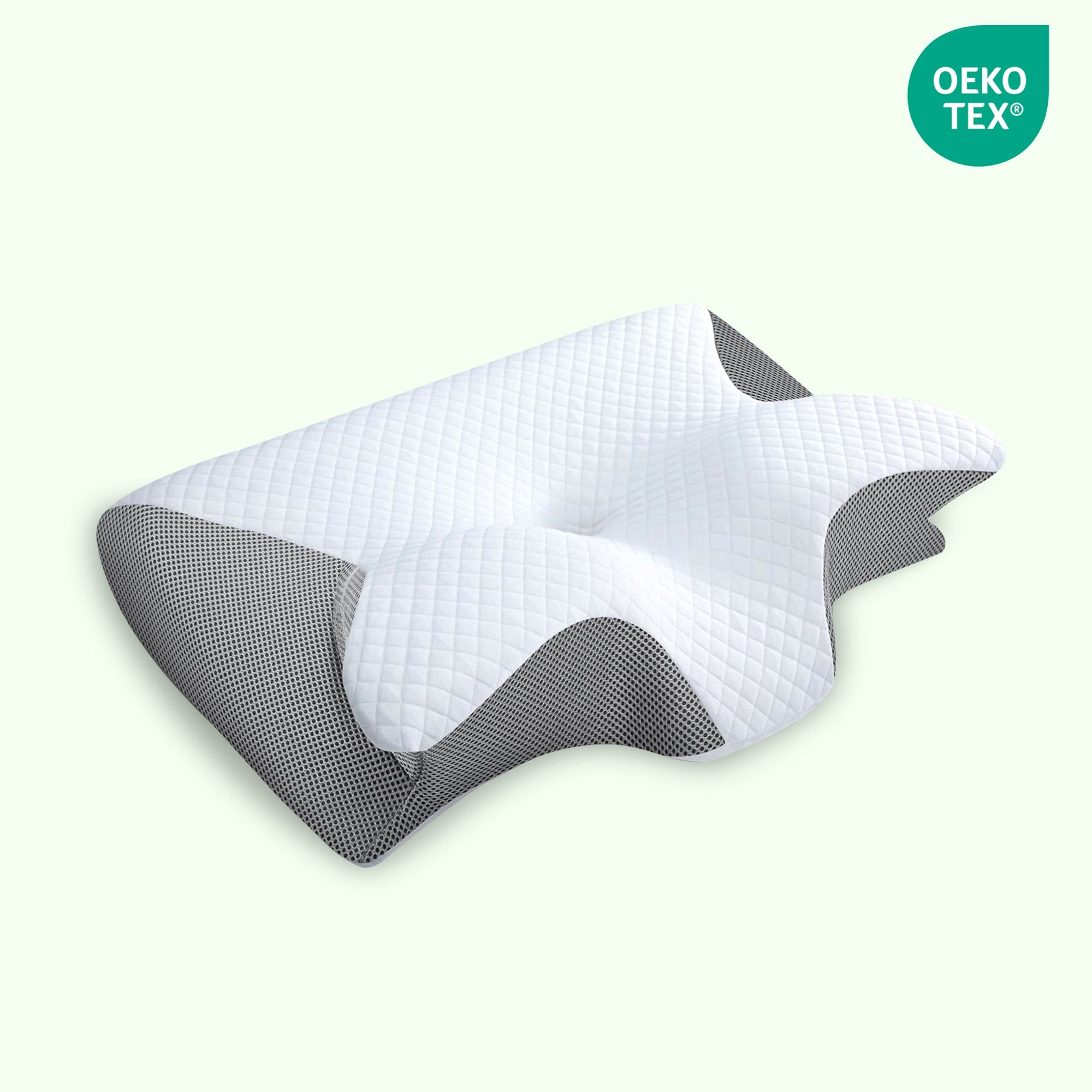 Butterfly Pillow Replacement Case — Soft Cover for Cervical Pillows — Lifestyle 4