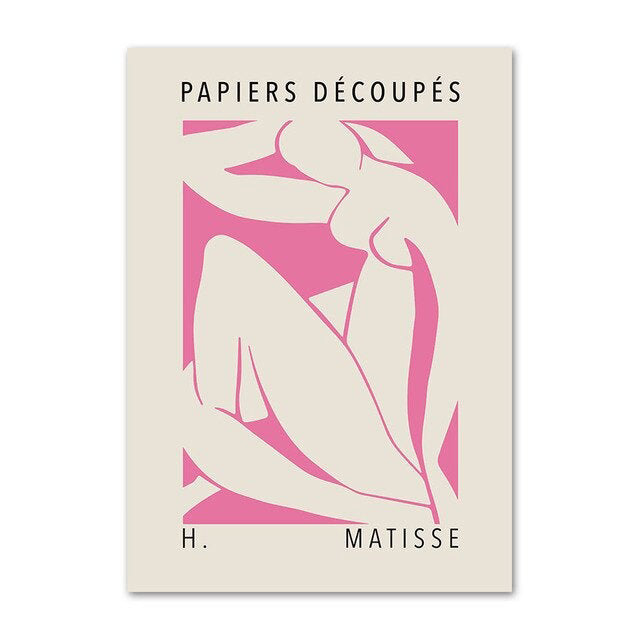 Matisse Purple Cut Outs Canvas Posters — Considered Home Styling — Lifestyle 8