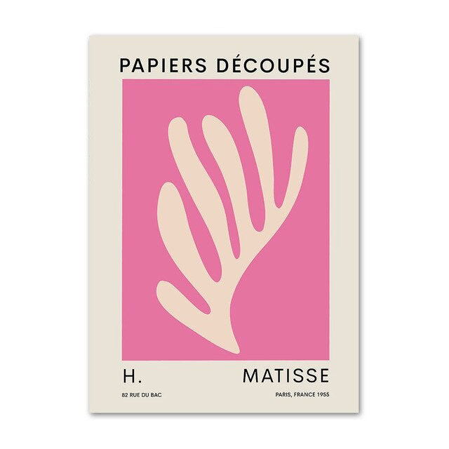 Matisse Purple Cut Outs Canvas Posters — Considered Home Styling — Lifestyle 7