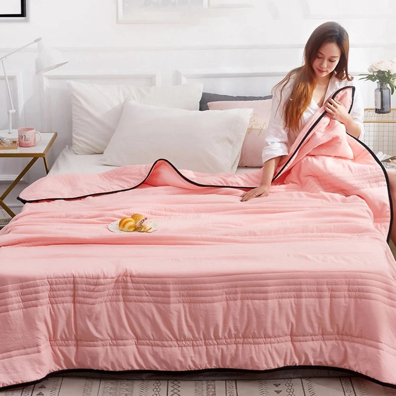 Ice Cooling Blanket — Moisture-Wicking, Channel-Stitched — Lifestyle 10