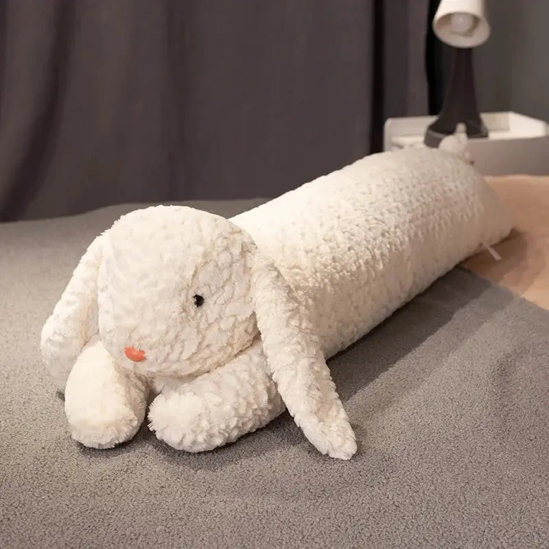 Large Rabbit Body Pillow for Comfort and Support in Dog-Brown, Rabbit-White, Rabbit-Purple, Dog-White – 90cm & 120cm Sizes —