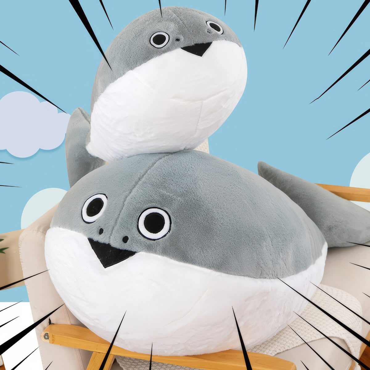 Sacabambaspis Plush — Quirky Collectible Soft Toy for Desks — Lifestyle 2