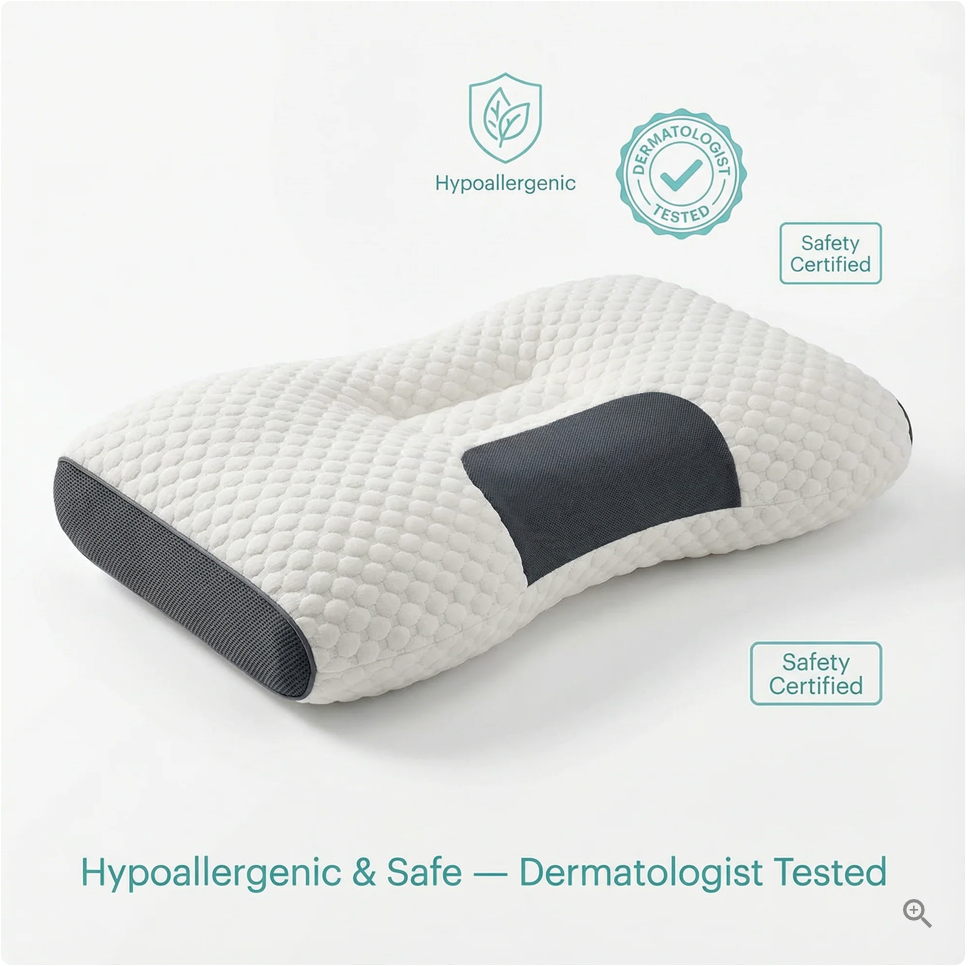 Ergonomic Pillow 2.0 — Align Your Spine, Sleep Deeply
