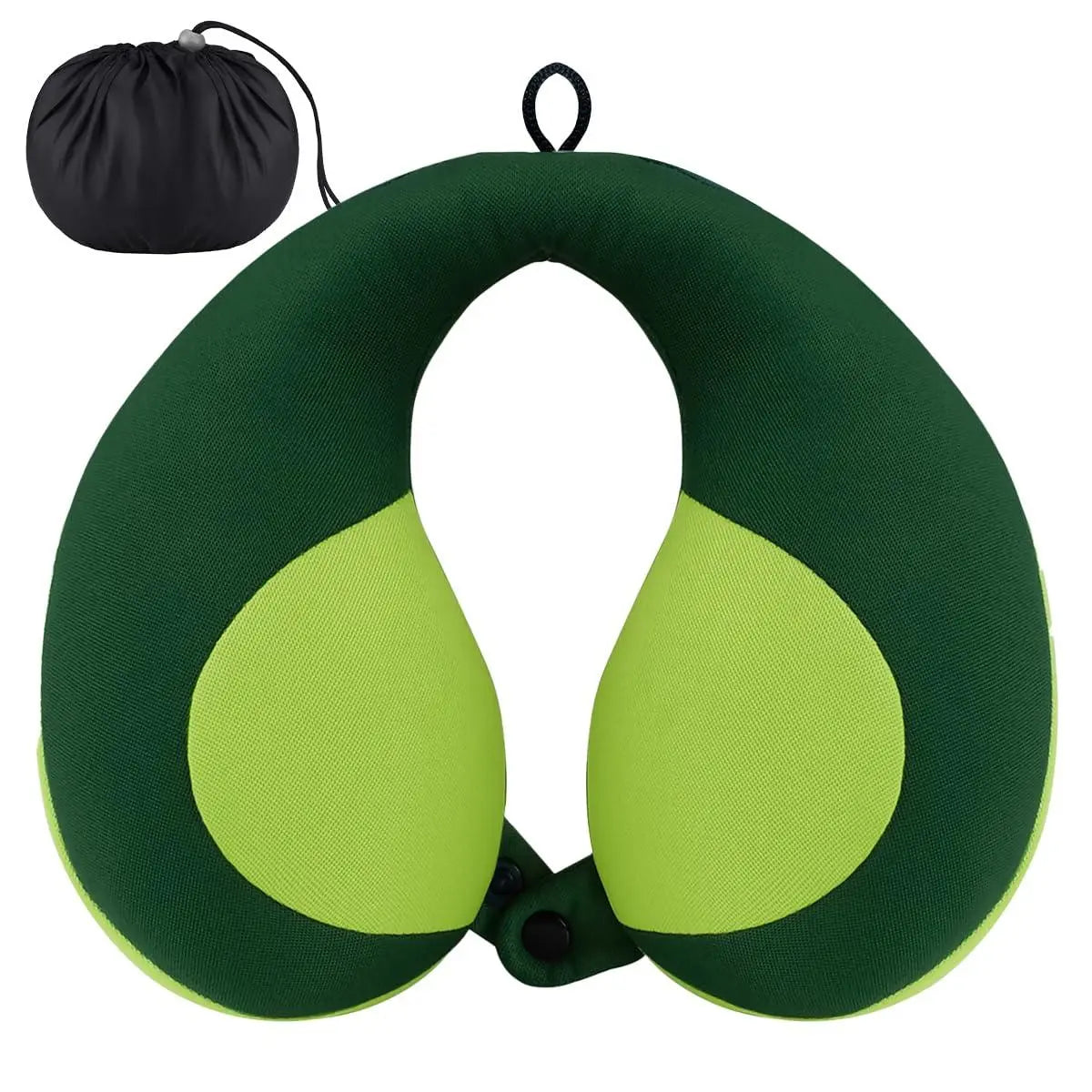 U-Shaped Travel Neck Pillow for Comfort and Support – Available in Pink, Blue, Red, and Green — Lifestyle 9