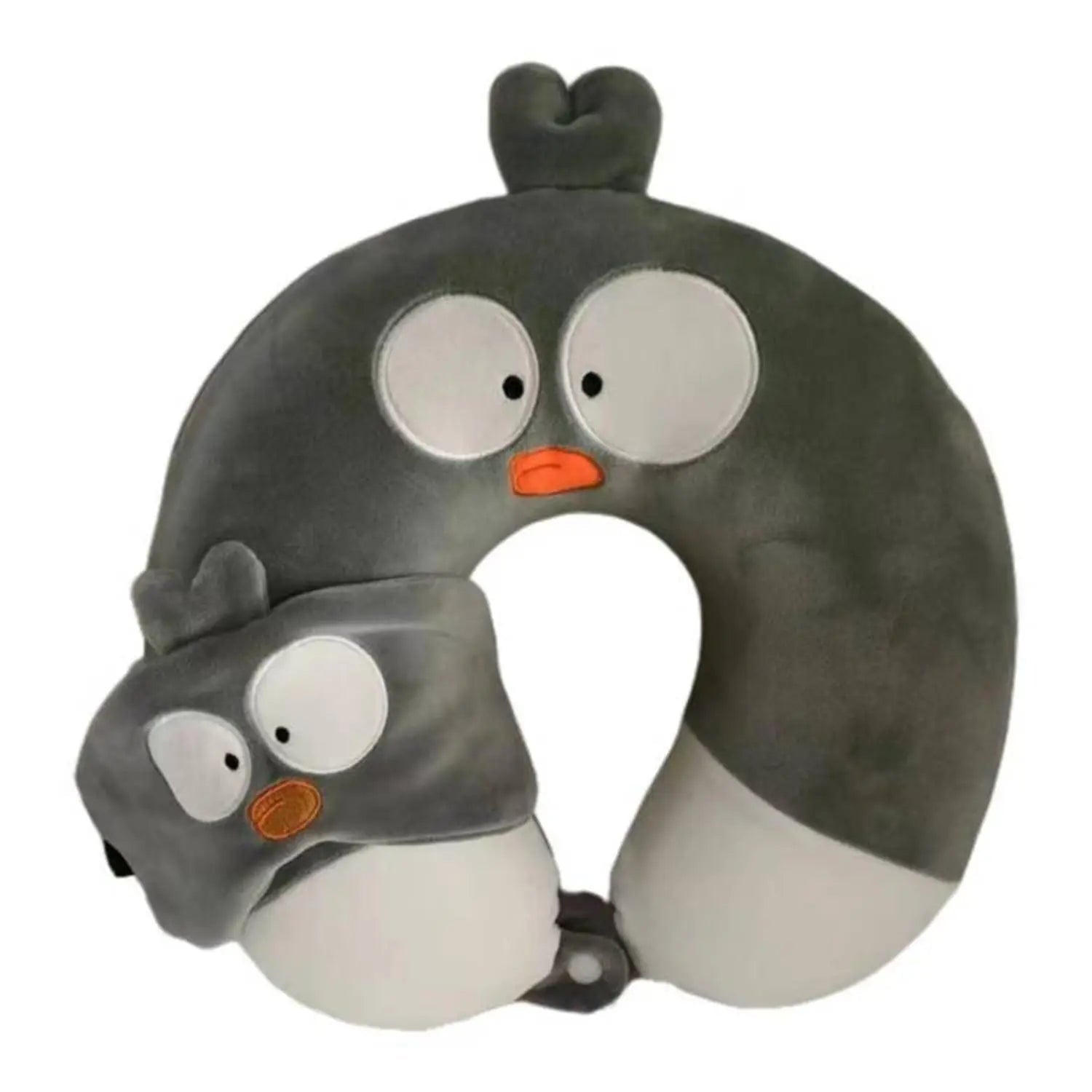 Cartoon Travel Neck Pillow for Sleep and Comfort - U Shaped Design in Dinosaur, Pastoral Dog, Little Penguin, Piggy — Lifesty