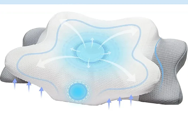 Butterfly Memory Foam Pillow Pro — Adjustable Height Cervical Pillow for Customised Sleep Comfort