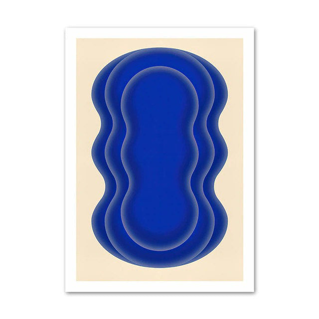 Abstract Waves Canvas Posters — Considered Home Styling — Lifestyle 8
