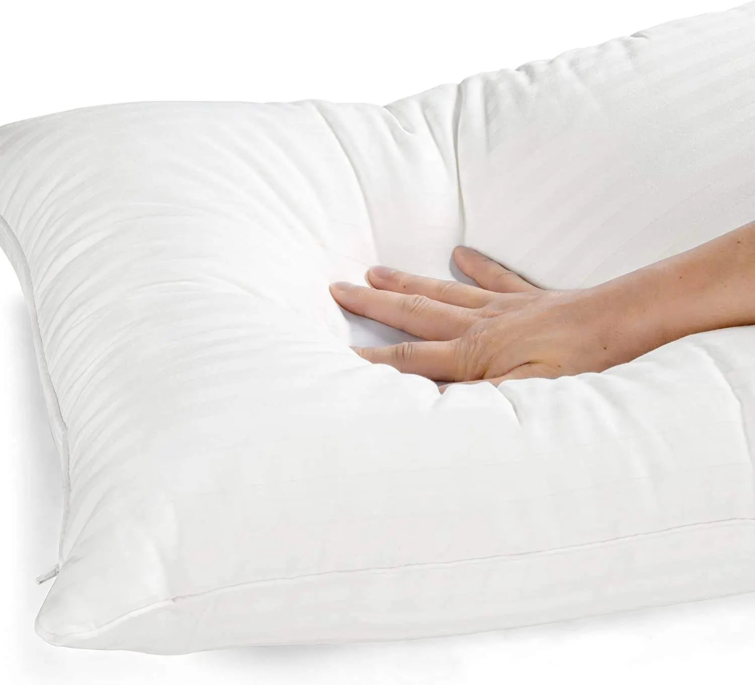 Adjustable Layered Cooling Pillow for Comfortable Sleep - White, 19x29" (50x75cm) — Lifestyle 8