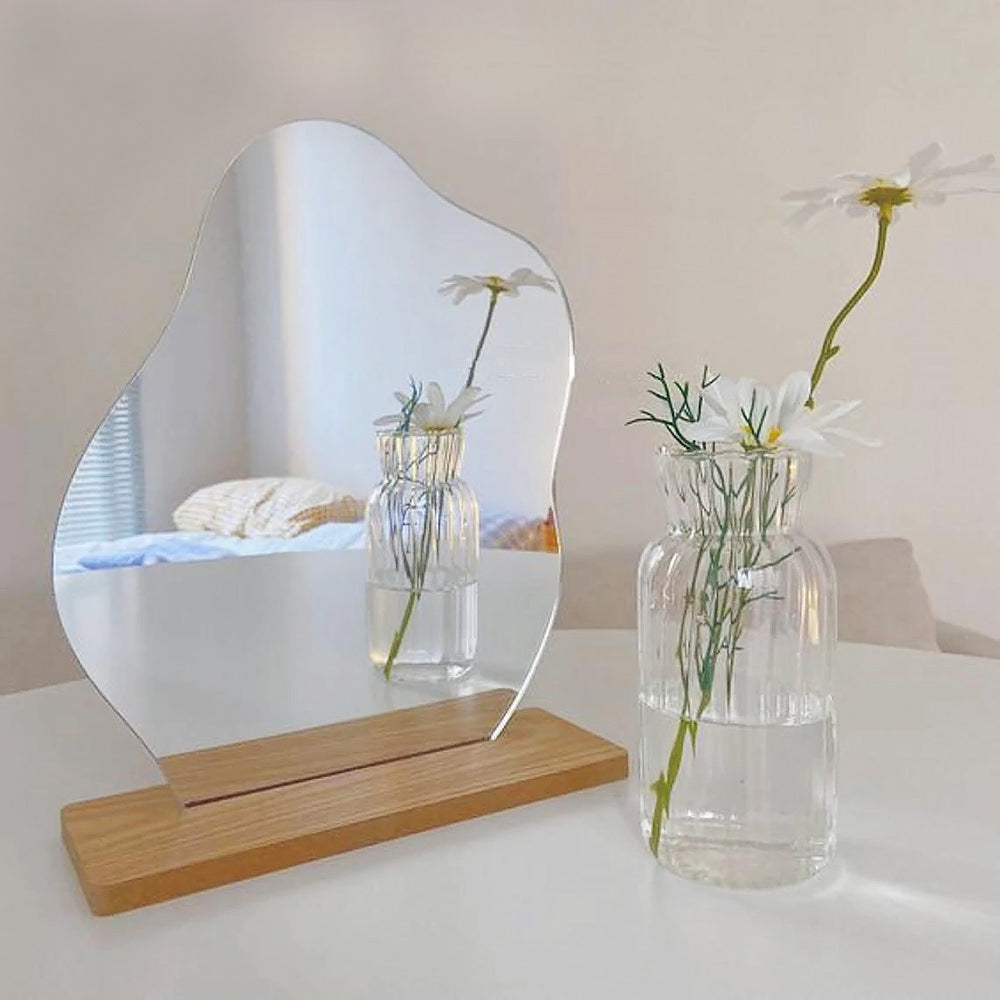 Irregular Puddle Mirror — Considered Home Styling — Front view