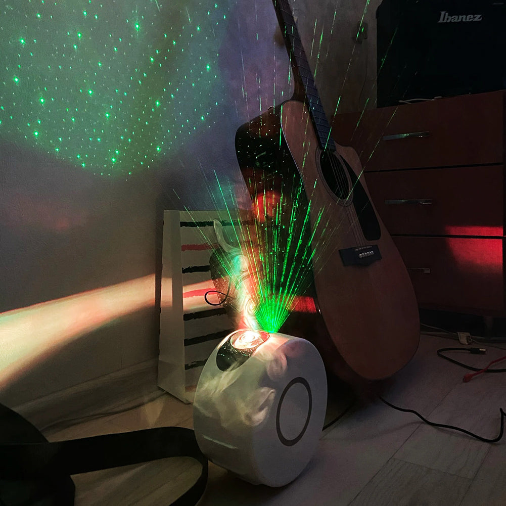 Starry Sky Nebula Projector — Warm LED Mood Lighting for Bedside — Lifestyle 1