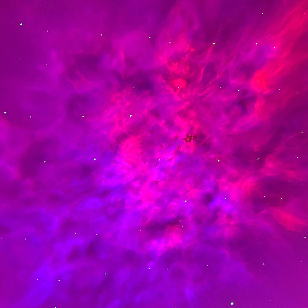 Starry Sky Nebula Projector — Warm LED Mood Lighting for Bedside — Detail