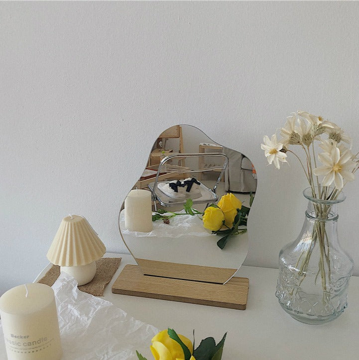Irregular Puddle Mirror — Considered Home Styling — Detail