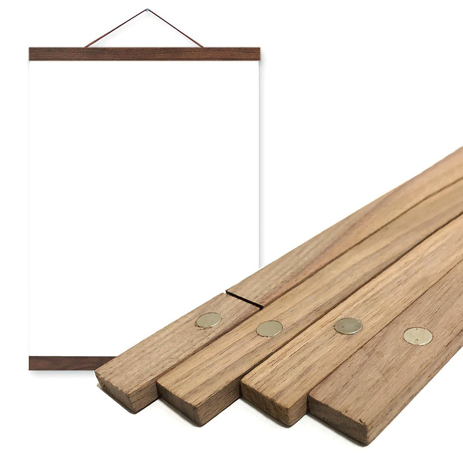 Wooden Poster Hanger — Considered Home Styling — Front view