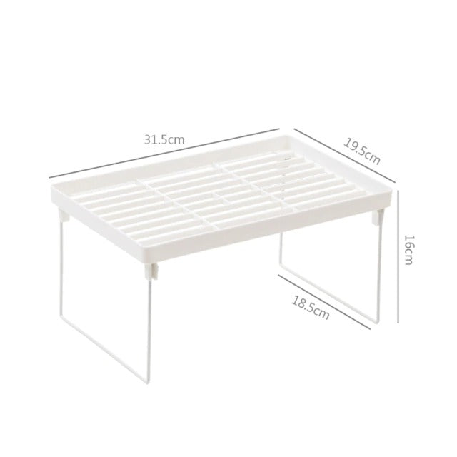 White Desktop Shelf Organizer — Considered Home Styling