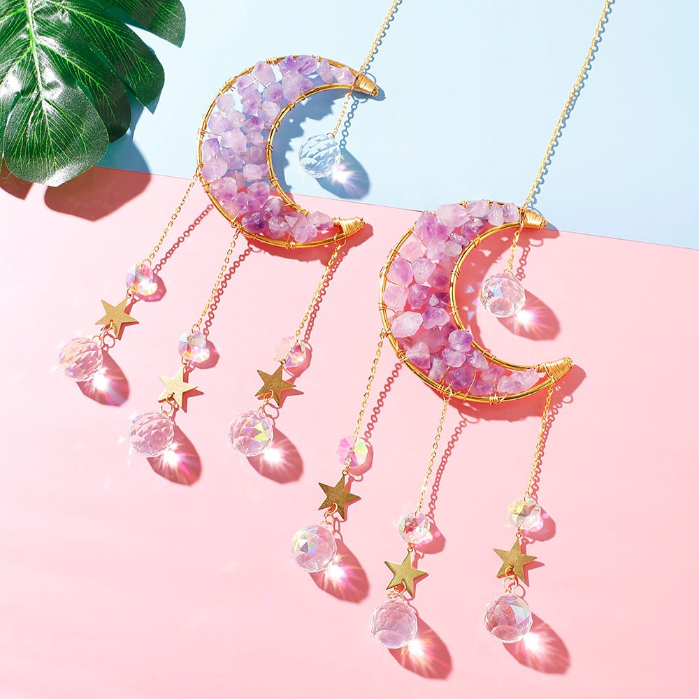 Amethyst Moon Suncatcher — Considered Home Styling — Detail