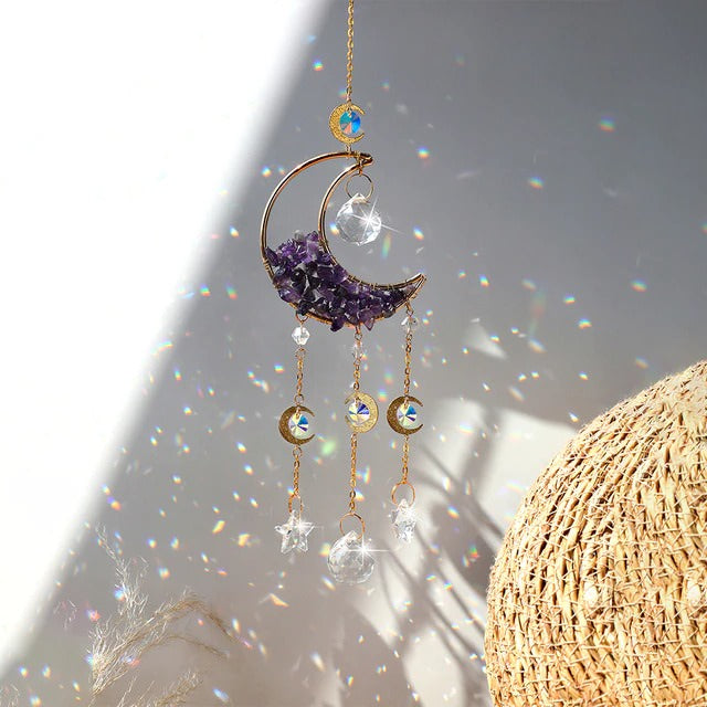 Amethyst Moon Suncatcher — Considered Home Styling — Lifestyle 5