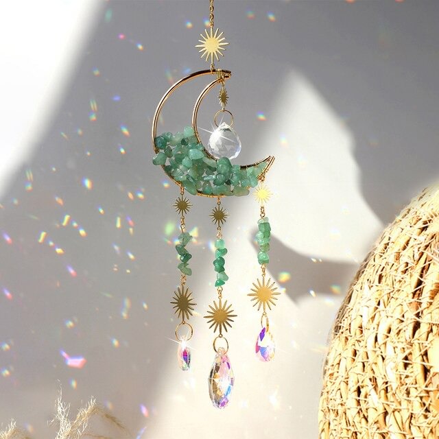 Amethyst Moon Suncatcher — Considered Home Styling — Lifestyle 6