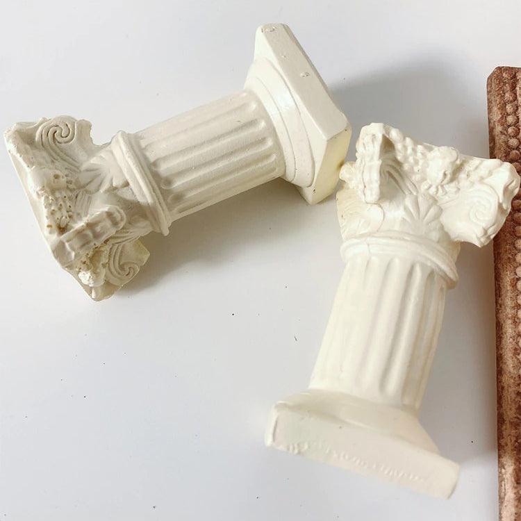 Antique Pillar Candlestick — Considered Home Styling — Detail
