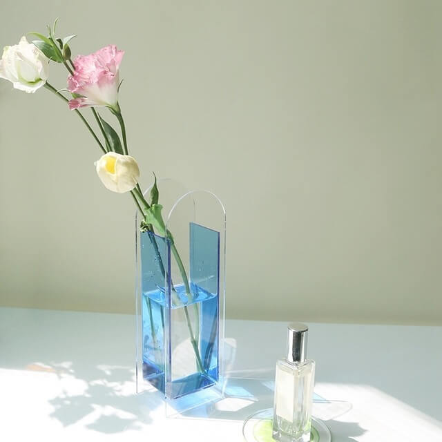 Little Arc Acrylic Vase — Decorative Vase for Considered Styling — Lifestyle 5