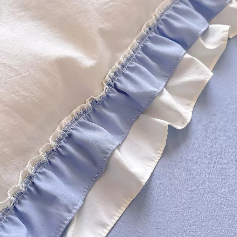 Arch-Frill Cotton Bedding Set — Sculptural Trim for Considered Beds — Lifestyle 3