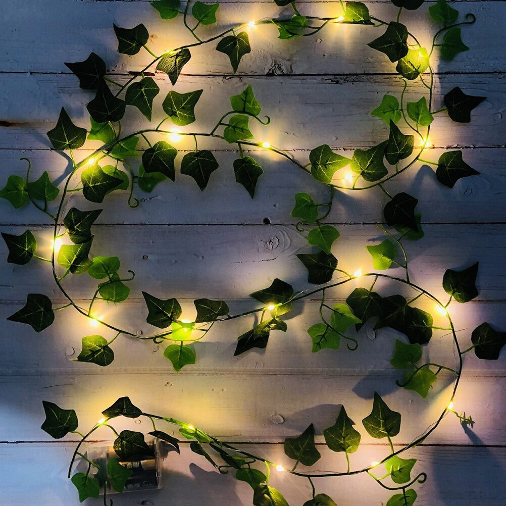 Single Vine String Light Set — Warm LED Mood Lighting for Bedside — Lifestyle 1