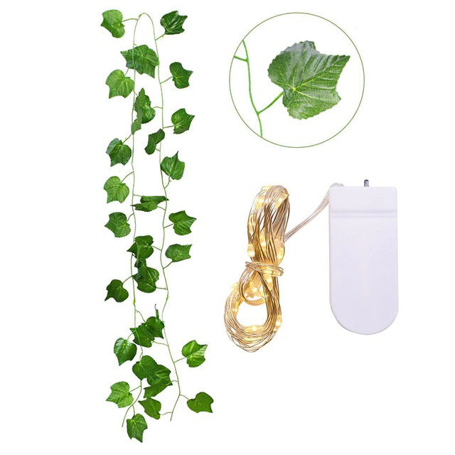 Single Vine String Light Set — Warm LED Mood Lighting for Bedside — Lifestyle 4