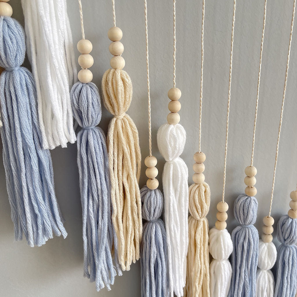 Beads & Tassels Tapestry Wall Decor — Considered Home Styling — Lifestyle 1