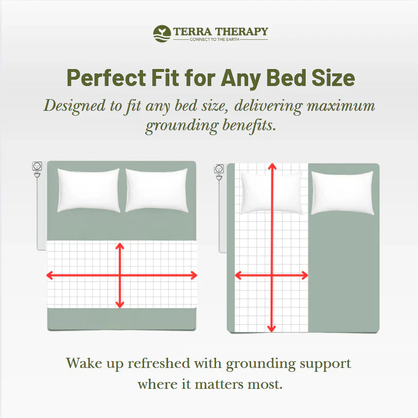 Silver Fibre Cotton Bed Sheets - Conductive Silver Thread Cotton Sheets in Flat & Fitted Sizes