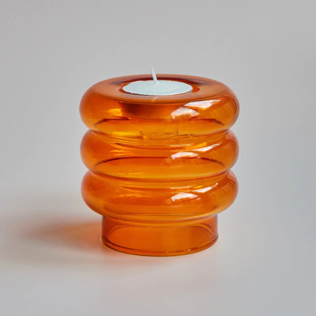 Bibendum Glass Candle Holder — Decorative Vase for Considered Styling — Lifestyle 5