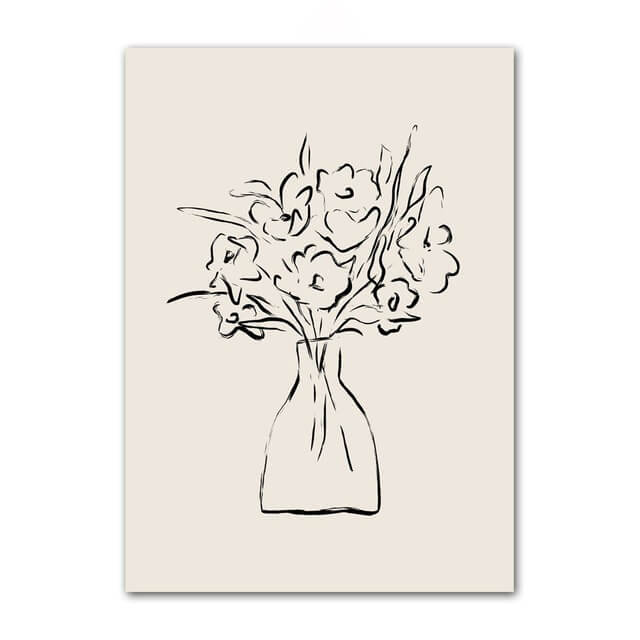 Minimalist Outline Art Canvas Posters — Considered Home Styling — Lifestyle 8
